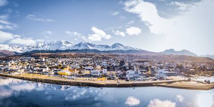 Imagen costera de Ushuaia