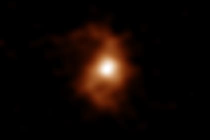 Imagen de ALMA de la galaxia BRI 1335-0417 hace 12.400 millones de años