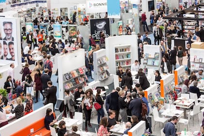 Imagen de archivo de la Feria del Libro de Londres en el Centro de Exhibiciones Olympia