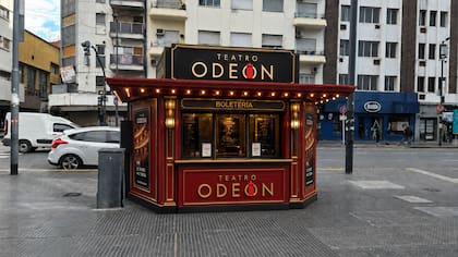 Imagen de cómo quedará la boletería del Teatro Odeón