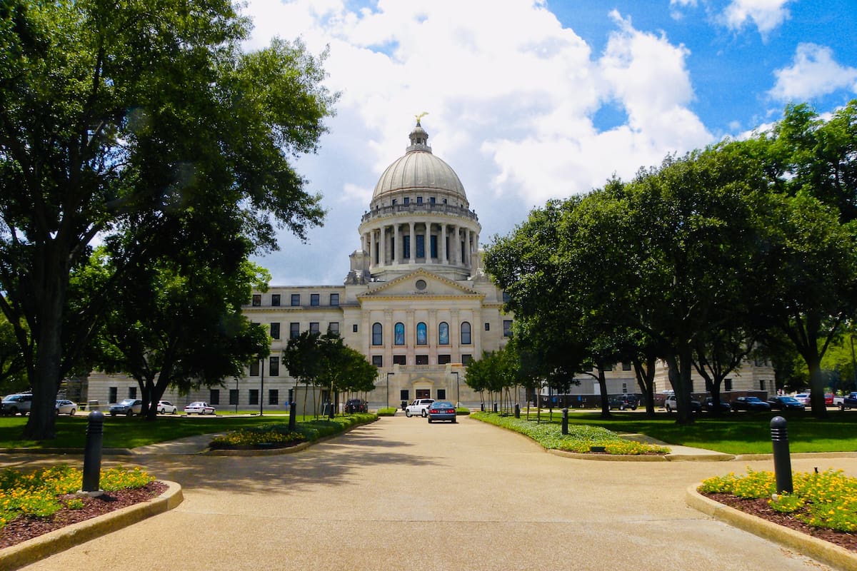 Imagen de Jackson, capital de Mississippi, el estado más pobre de EE.UU.