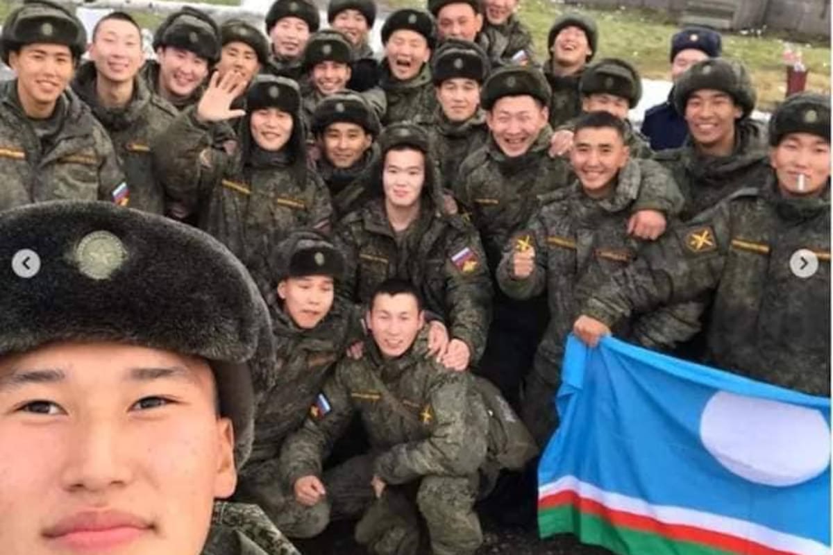 Imágen de la brigada 64, responsable de la masacre de Bucha