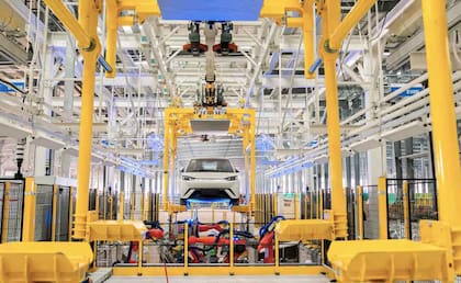 Imagen de la fábrica de BYD