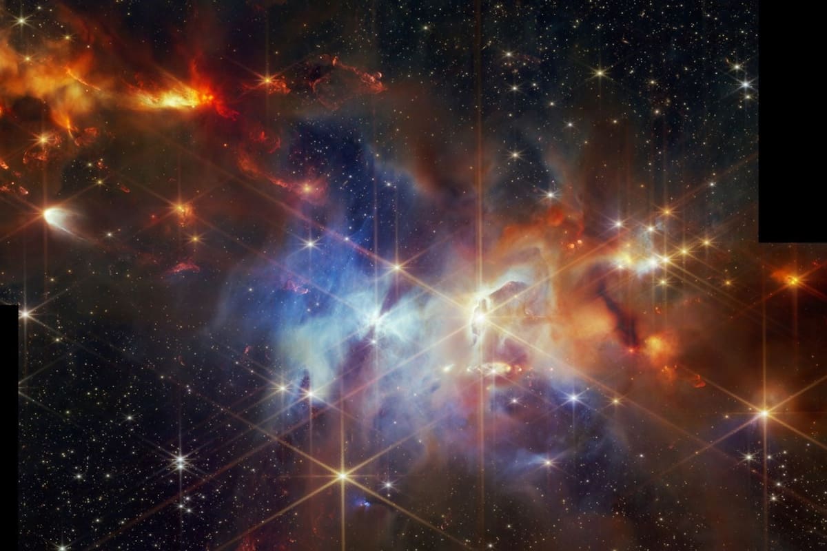 Imagen de la Nebulosa Serpens del Telescopio Espacial James Webb de la NASA.