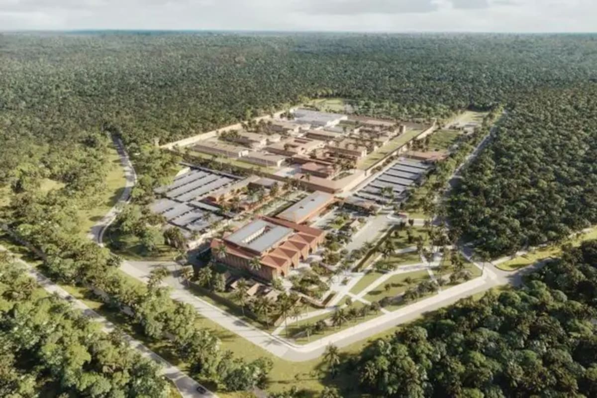 Imagen de la prisión que se construirá en Saint-Laurent-du-Maroni, Guayana Francesa, en 2028