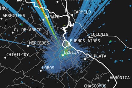Imagen de radar de CABA este viernes 30 de enero