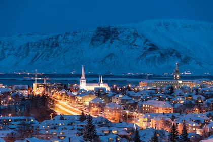 Imagen de Reykjavik, la capital de Islandia