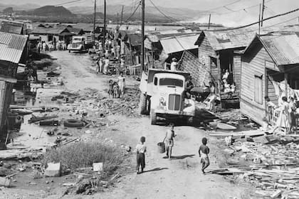 Imagen de una comunidad en San Juan en 1951. (GETTY IMAGES)