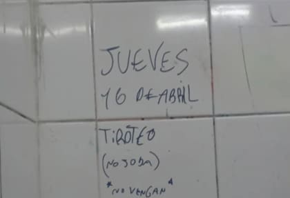 Imagen de uno de los mensajes