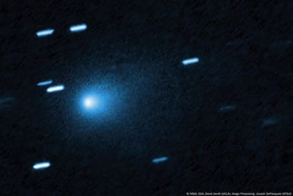 Imagen del cometa interestelar 3I/ATLAS tomada por el Telescopio Espacial Hubble el 21 de julio