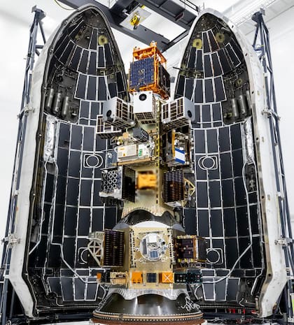 Imagen del lanzamiento de satélites de California