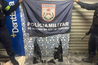 Imagen del operativo publicada por la Policía Militar del Estado de Rio de Janeiro. Fuente: X