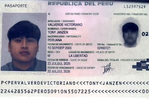 Imagen del supuesto pasaporte de Pequeño J, principal sospechoso del triple crimen