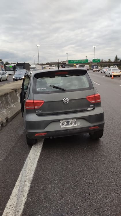 Imagen del Volkswagen Fox accidentado