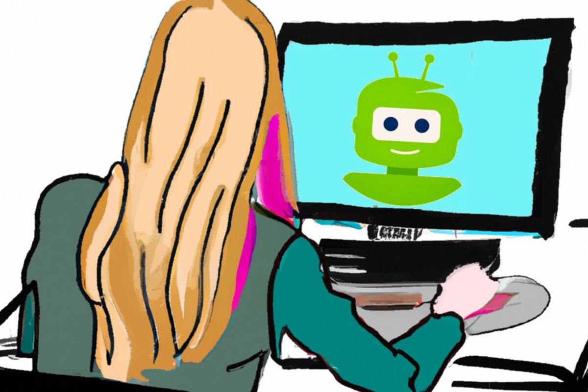 Imagen generada por DALL·E 2, otro sistema de IA creado por OpenAI, la compañia que hizo ChatGPT.