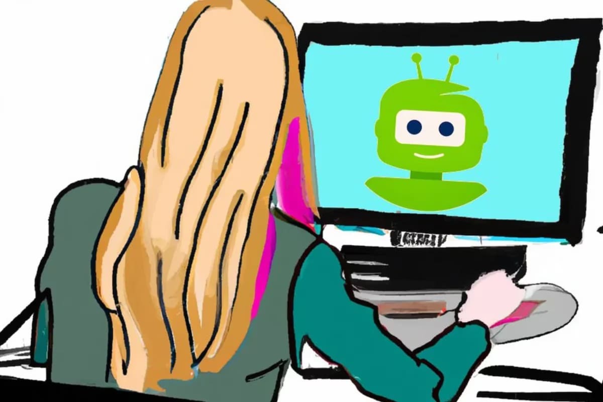 Imagen generada por DALL·E 2, otro sistema de IA creado por OpenAI, la compañia que hizo ChatGPT