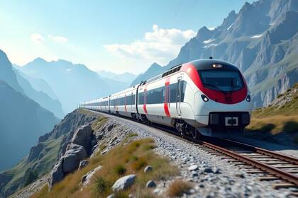 Imagen ilustrativa de la modernización del Tren de la Sierra Central de Perú