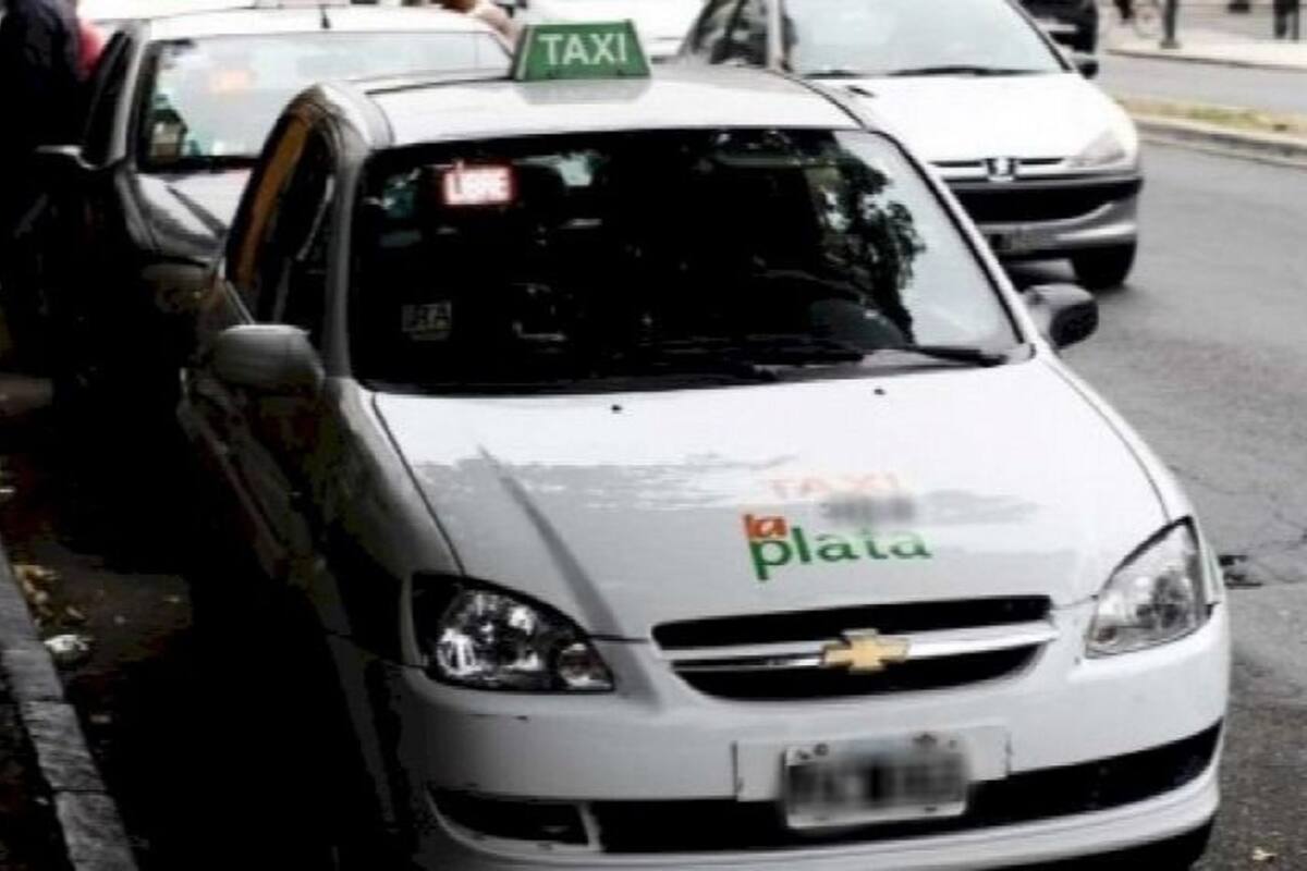 Imagen ilustrativa de un taxi de La Plata