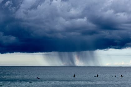 Imagen ilustrativa de una tormenta en la costa de Miami, en Estados Unidos