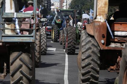 Imagen ilustrativa. El 23 de abril se hizo un tractorazo en Buenos Aires