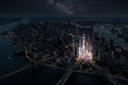 Imagen ilustrativa. La "Dark Skies Protection Act", o Ley de Protección de Cielos Oscuros de Nueva York tendría a Times Square entre las excepciones