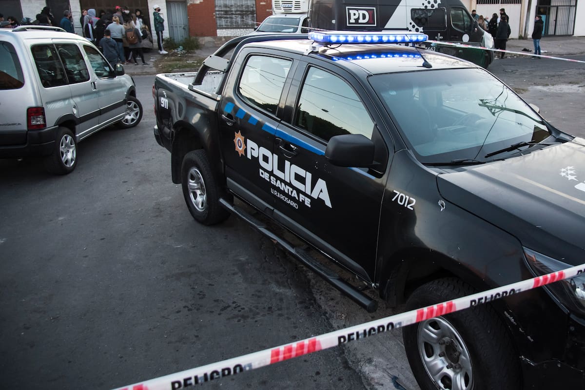 Imagen ilustrativa; móvil de la Policía de Santa Fe; foto: Marcelo Manera