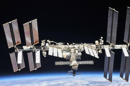 Imagen panorámica de la Estación Espacial Internacional