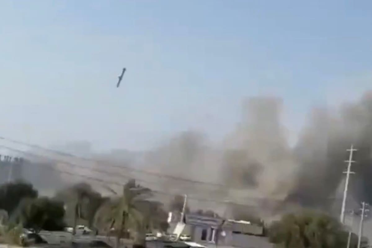 Imagen que mostraría el misil crucero Tomahawk