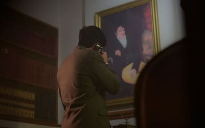 Imagen que remite a la sala "El despacho presidencial" de Eureka.
