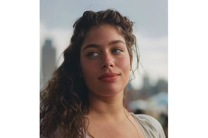 Imagen retocada mediante inteligencia artificial; como los modelos generativos se alimentan de las imágenes que encuentran en Internet, tienden a reforzar los sesgos y estándares estéticos; por eso compañías como Dove y L'Oréal decidieron emplear personas reales en sus avisos