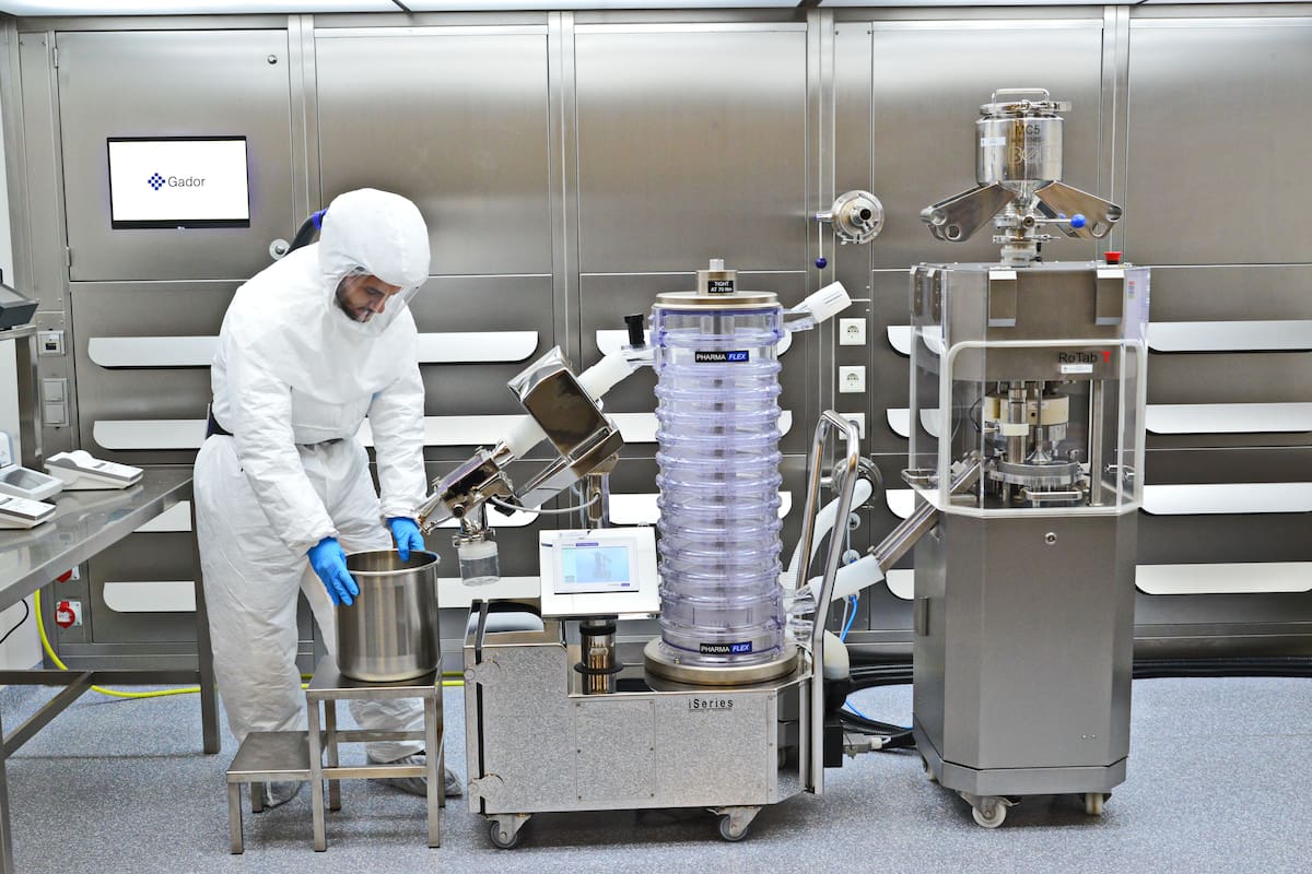 Imagen tomada en la planta de Pilar del Laboratorio Gador.