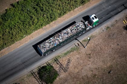 Imágenes aéreas del complejo del CEAMSE