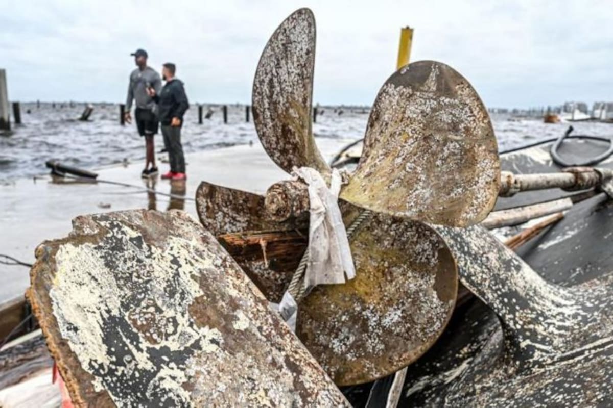 Imágenes de archivo que muestran los destrozos provocados por el huracán Ian en Florida; hay tres zonas de vigilancia en el océano Pacífico, Golfo de México y océano Atlántico por posibles ciclones tropicales este viernes 14 de junio de 2024