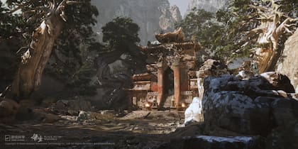 Imágenes de 'Black Myth: Wukong', el videojuego que hizo conocido a la empresa china independiente Game Science. Foto: Game Science