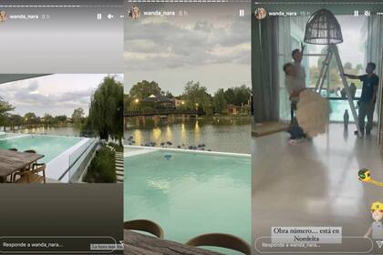 Imágenes de la casa de Wanda Nara en Nordelta