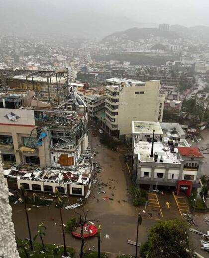 Imágenes de la devastación de Otis en Acapulco