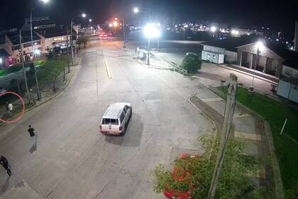 Imágenes de las cámaras de seguridad del puerto que muestran el abordaje para el secuestro de la víctima.