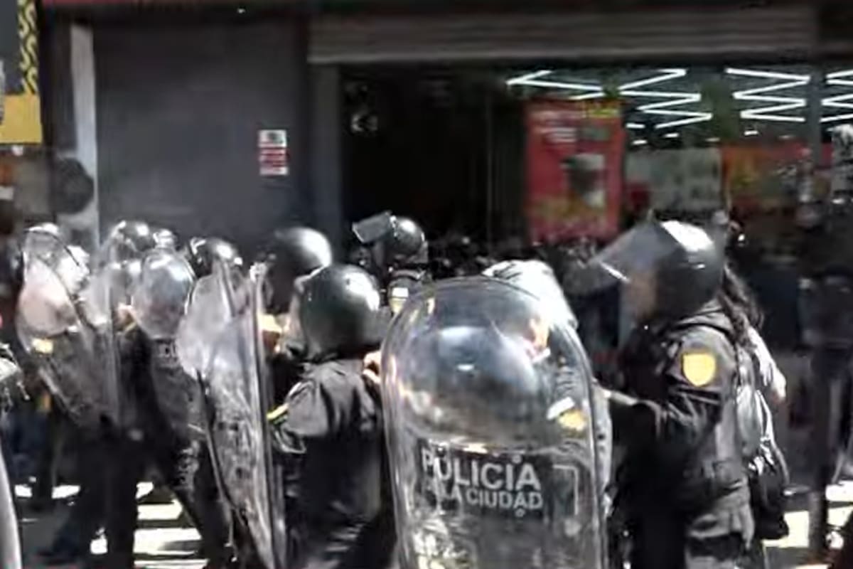 Imágenes de los incidentes