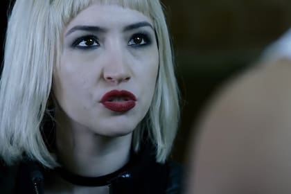 Imagenes de Sofia Castiglione de su participación en la miniserie Edha
