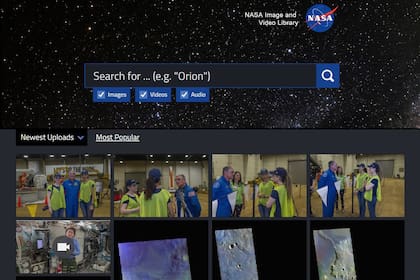 Imágenes del buscador de la NASA