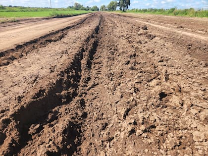 Imágenes del camino 136, Candelaria Sud, departamento Totoral