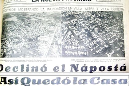Imágenes del diario La Nueva Provincia en 1944