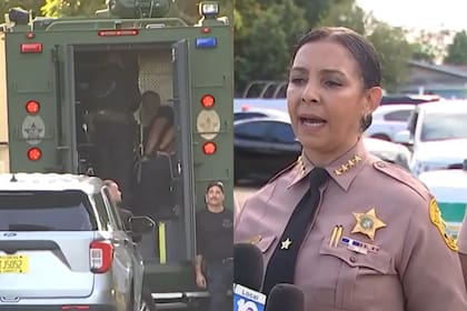 Imágenes del operativo, donde efectuó declaraciones la sheriff Rosie Cordero-Stutz
