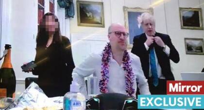 Imágenes filtradas del "partygate"