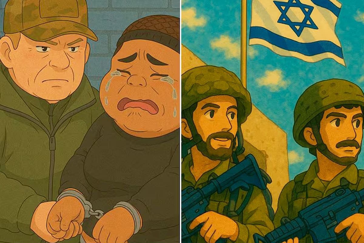Imágenes generadas con inteligencia artificial e inspiradas en el estudio Ghibli, publicadas en las redes de La Casa Blanca y el Ejército de Israel