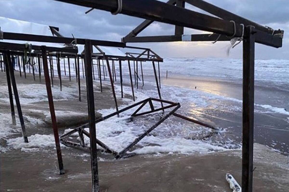 Imágenes impactantes del alcance del agua
