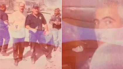 Imágenes que le tomaron a Hernán el 11 de septiembre de 2001.