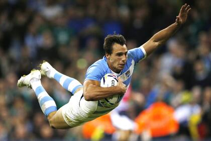 Imhoff y su recordado try, palomita incluida, a Irlanda en el Mundial 2015