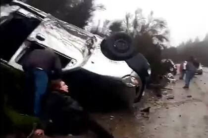 Impactante colisión: un muerto y tres heridos en un choque frontal en el camino al Cerro Catedral