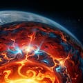 Impactante hallazgo científico 2900 kilómetros debajo de la Tierra, entre el manto y el núcleo